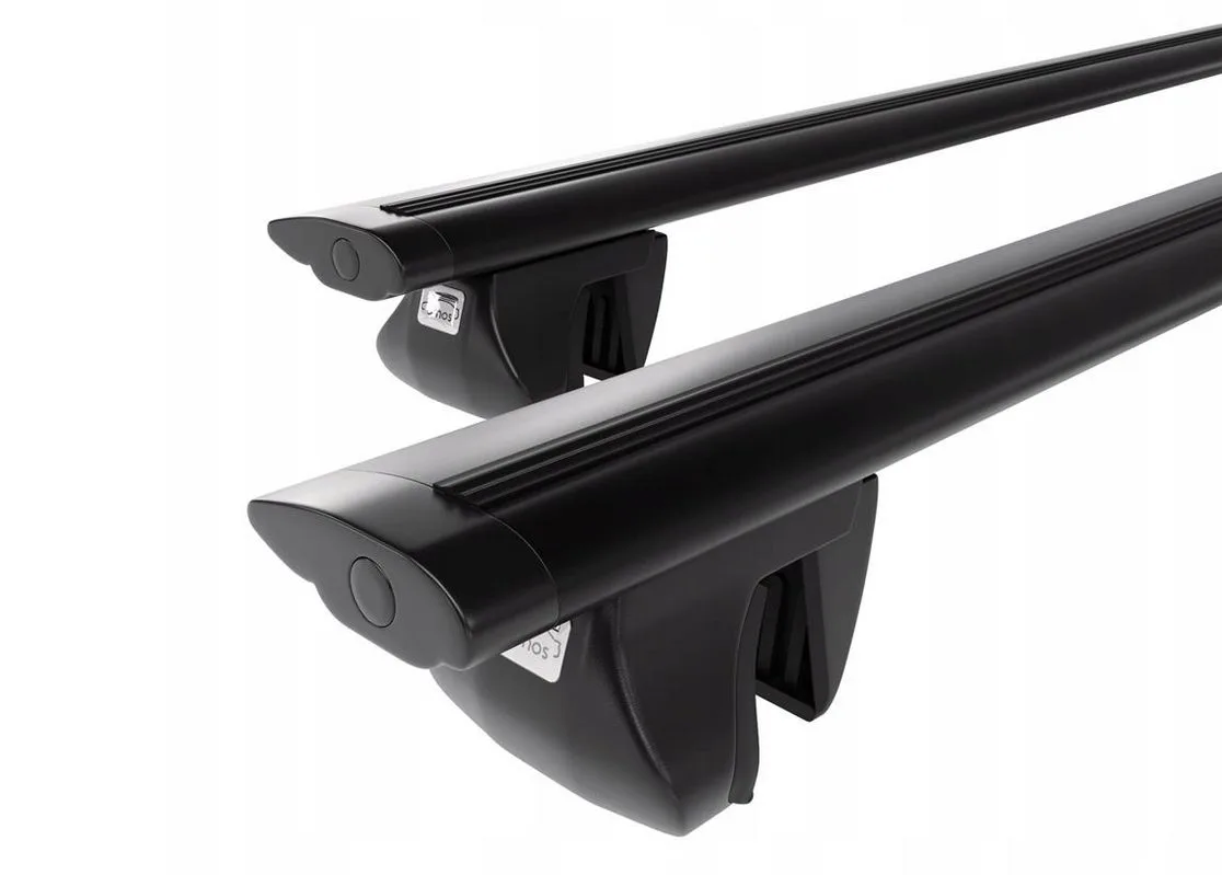 Крепление багажника на рейлинги Amos AlFA 1,4 aero (крыло) Black