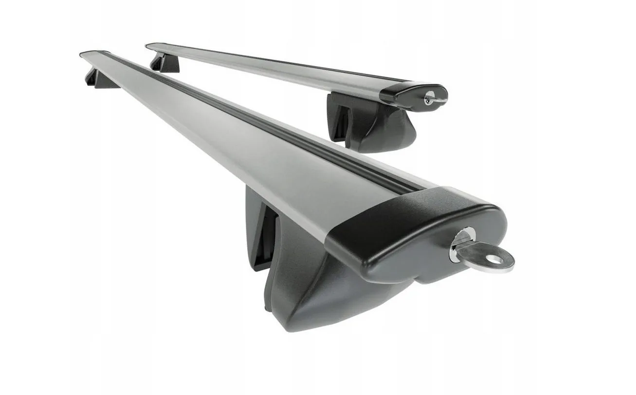 Багажник Alfa Tour на рейлинги + 1,3 Aero Dynamic Amos c ключом