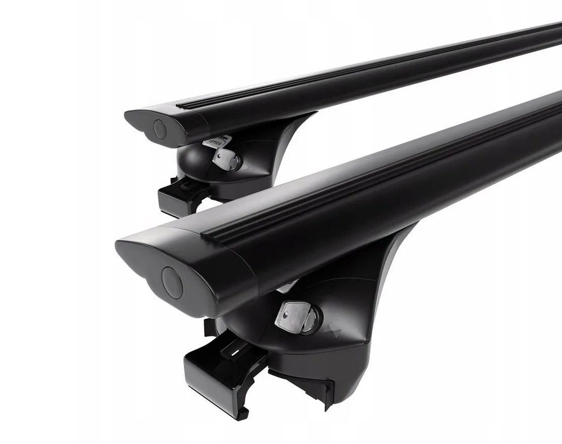 Багажник на интегрированные рейлинги Amos Alfa boss Black aero