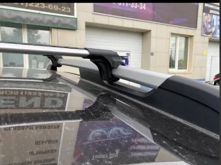 Багажник Turtle AIR 1 Silver на высокий рейлинг Duster, Terrano — изображение 4