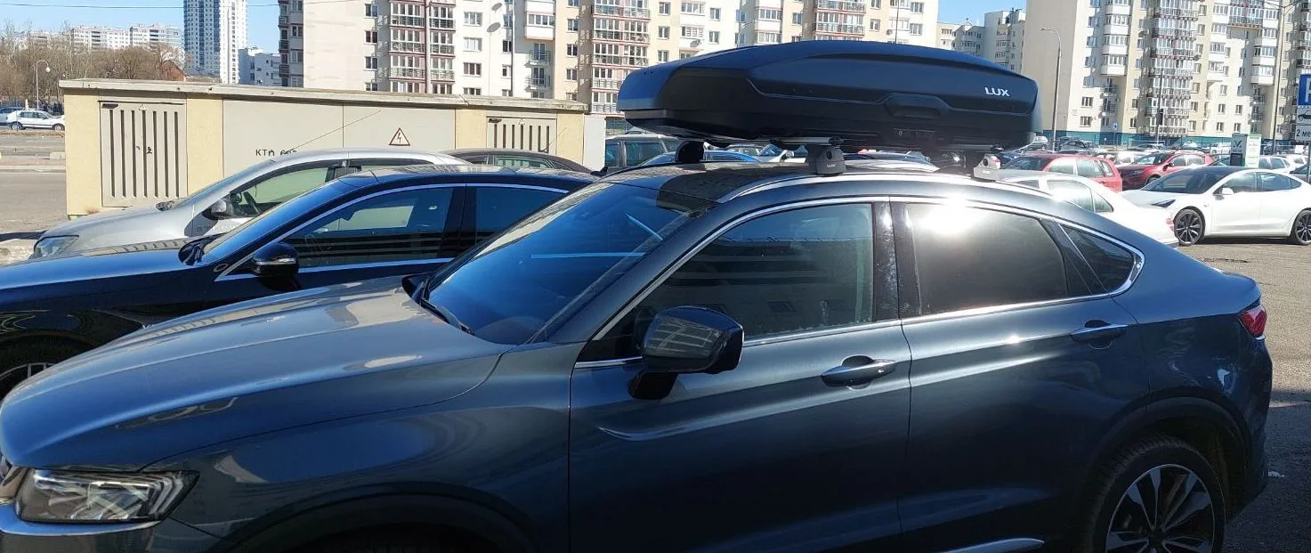 Багажная система "LUX" с дугами 1,2м аэродинамическими для а/м Geely Tugella 2020-