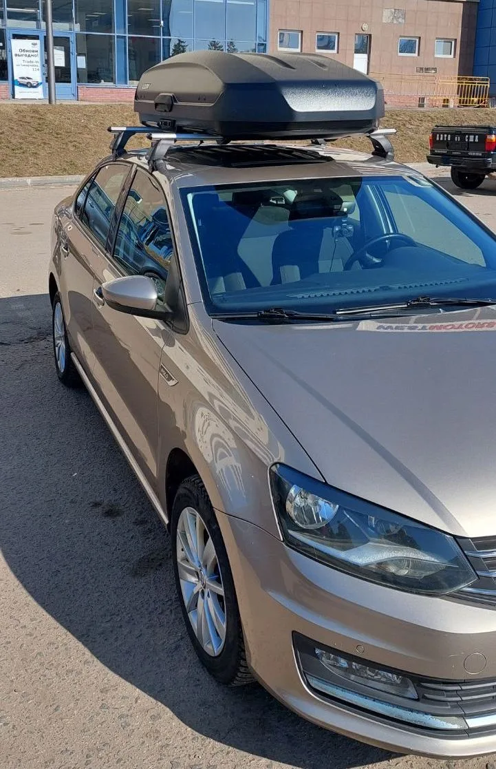 Бокс на крышу LUX TAVR 175 черный матовый 450L — изображение 8