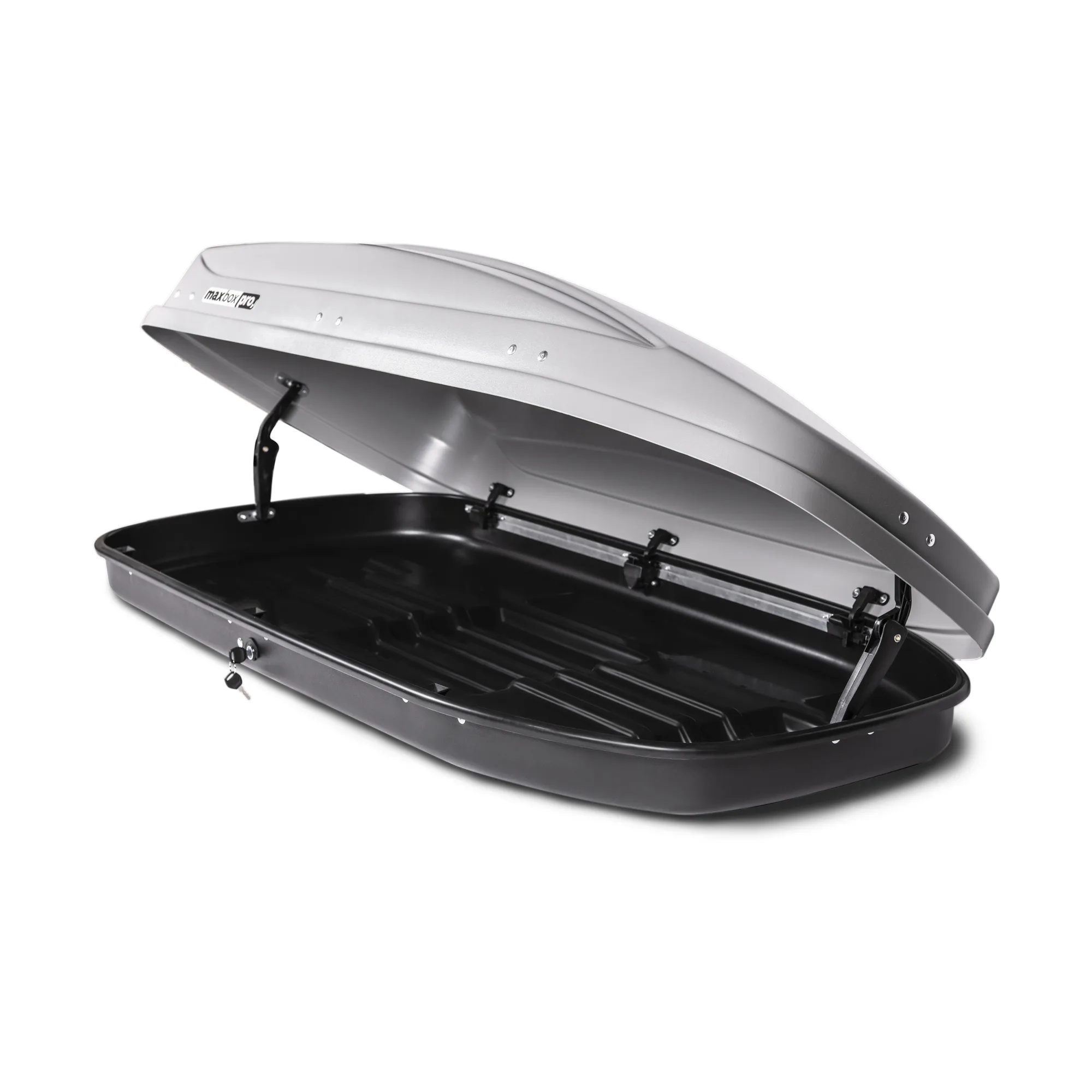 Автомобильный бокс MaxBox PRO 460 серый матовый 175x84x42 — изображение 2