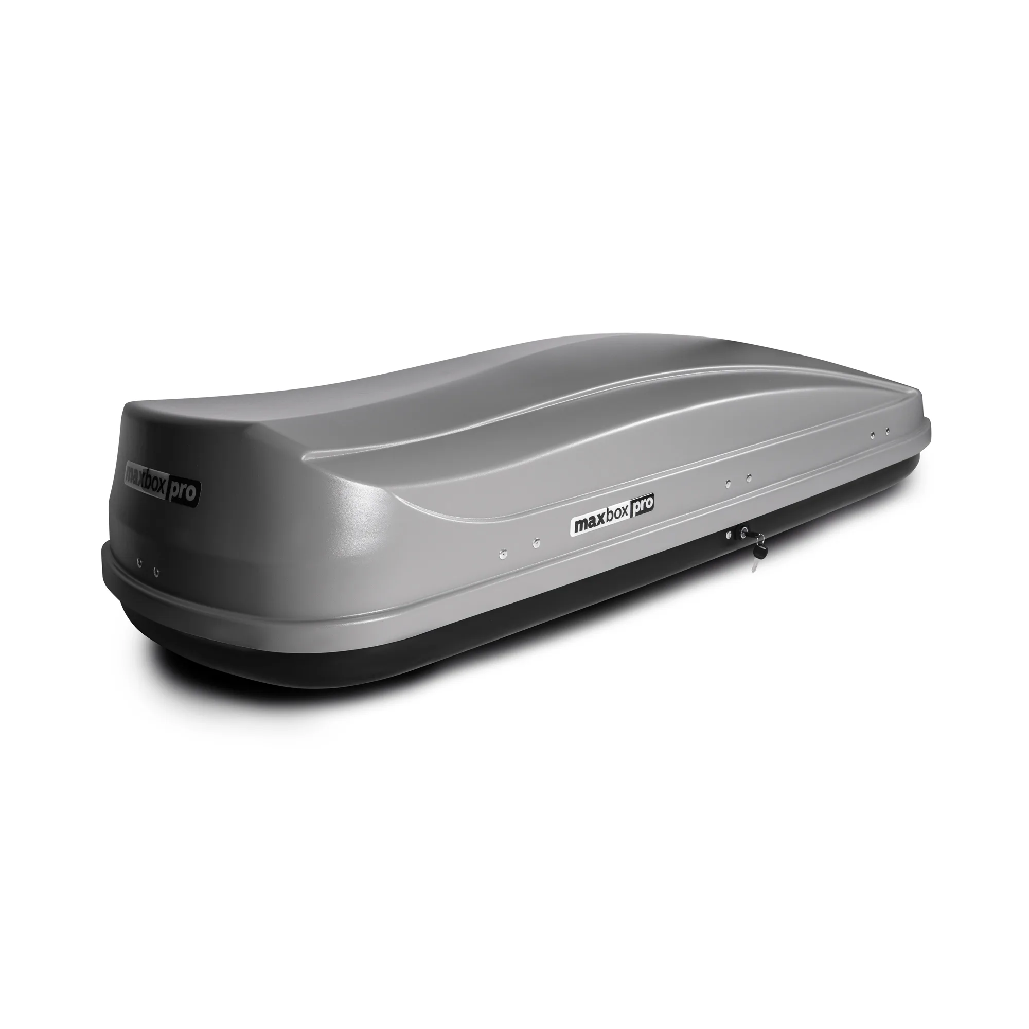 Автомобильный бокс MaxBox PRO 520 серый матовый 196x80x43