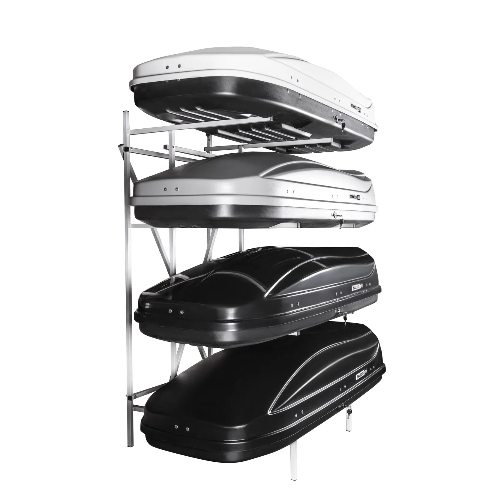 Автобокс MaxBox PRO 520 черный глянцевый (металлик) 196x80x43 — изображение 9