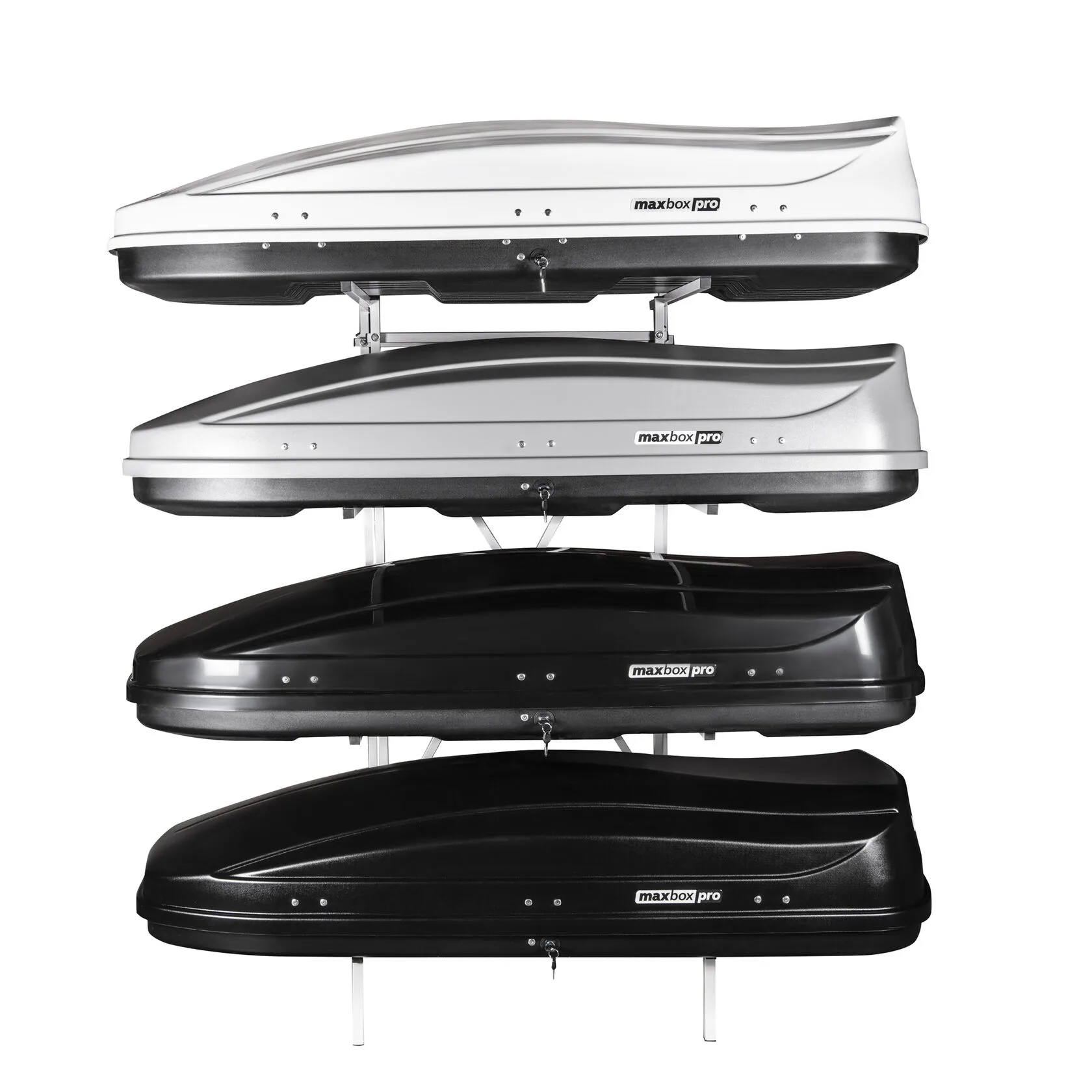 Автобокс MaxBox PRO 520 черный глянцевый (металлик) 196x80x43 — изображение 8