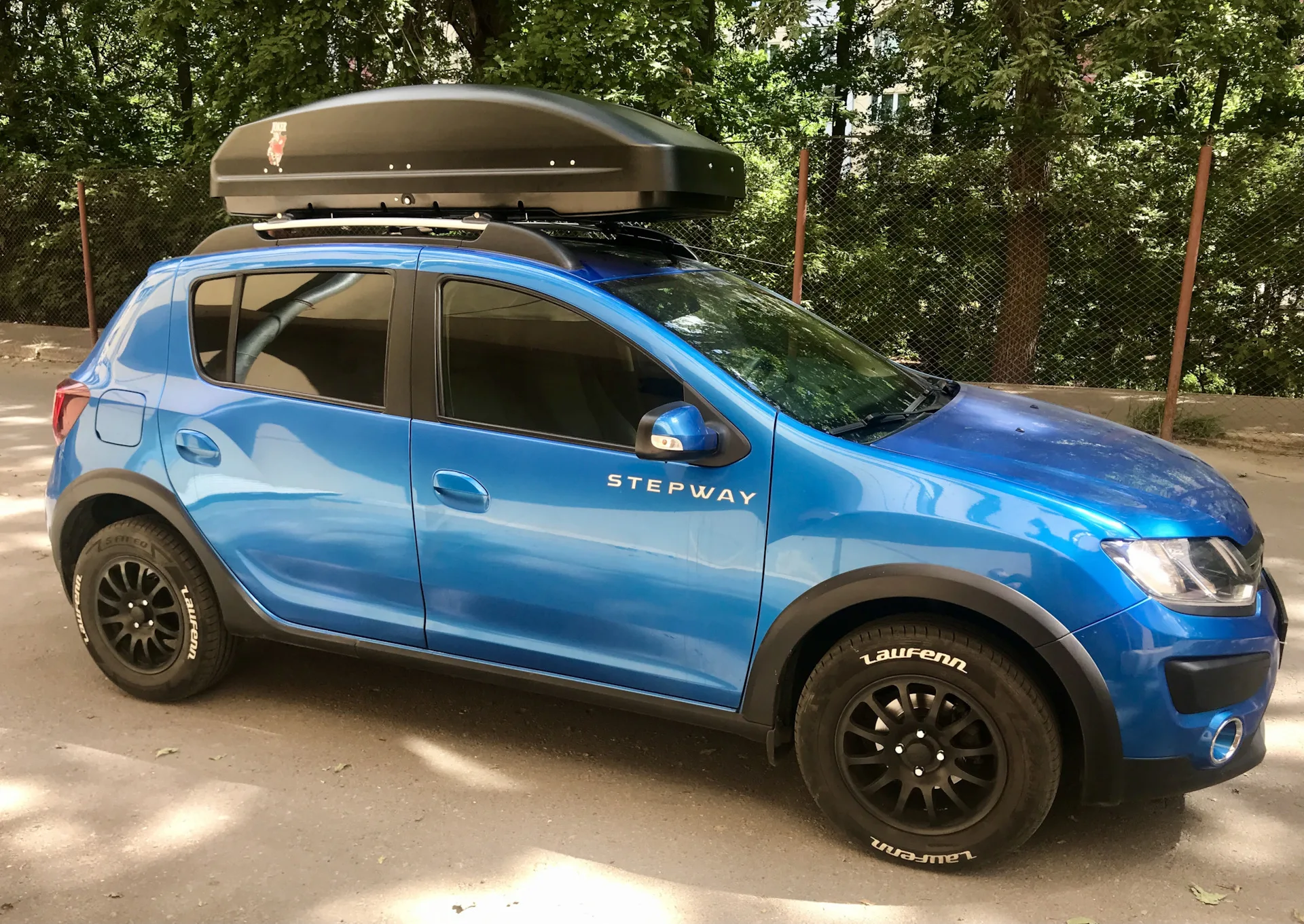 Автобокс ЕвроДеталь Joker 530L черный шагрень 180 x 86 x 43