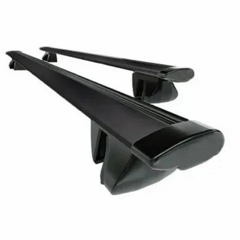 Багажник Alfa Tour на рейлинги + 1,2 Aero Dynamic Amos Black