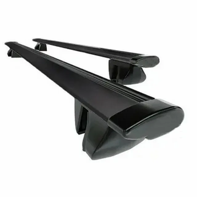 Багажник Alfa Tour на рейлинги + 1,2 Aero Dynamic Amos Black