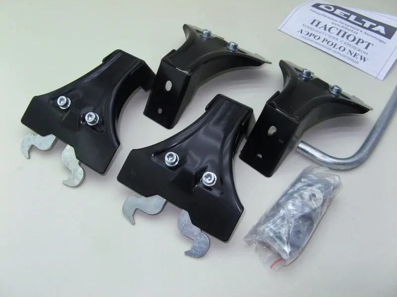 Комплект поперечин на крышу в штатные места модель Delta POLO 1,2 метра