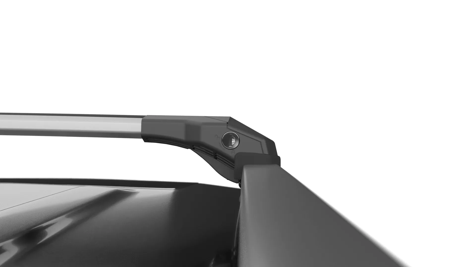 Lux CONDOR для а/м с классическими рейлингами с дугами Актив 130 см серебристыми