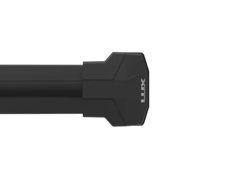 Lux CONDOR для а/м с классическими рейлингами с дугами Актив 130 см черными — изображение 3