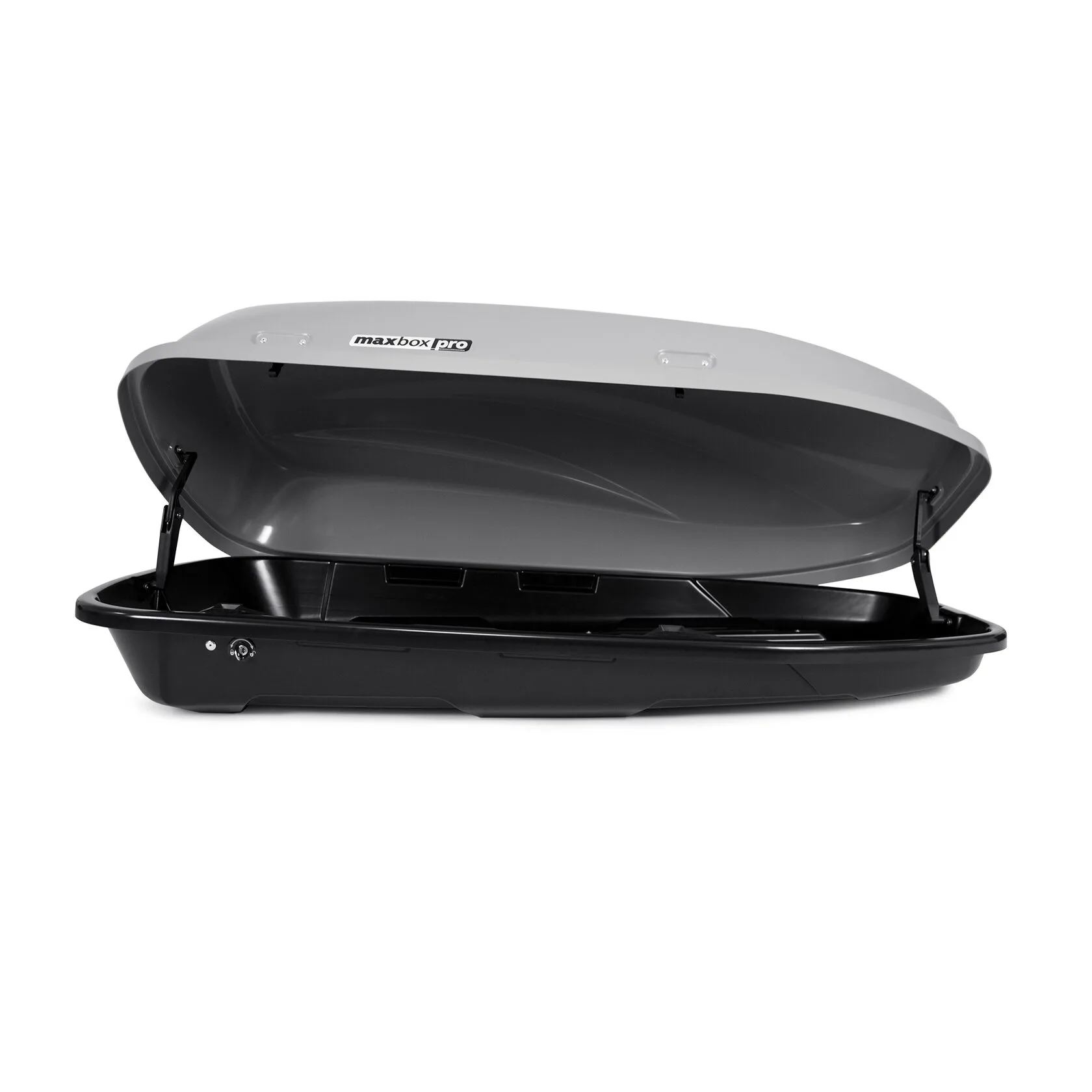 Автомобильный бокс MaxBox PRO 380 серый матовый 159x79x43 одностороннее открывание — изображение 10