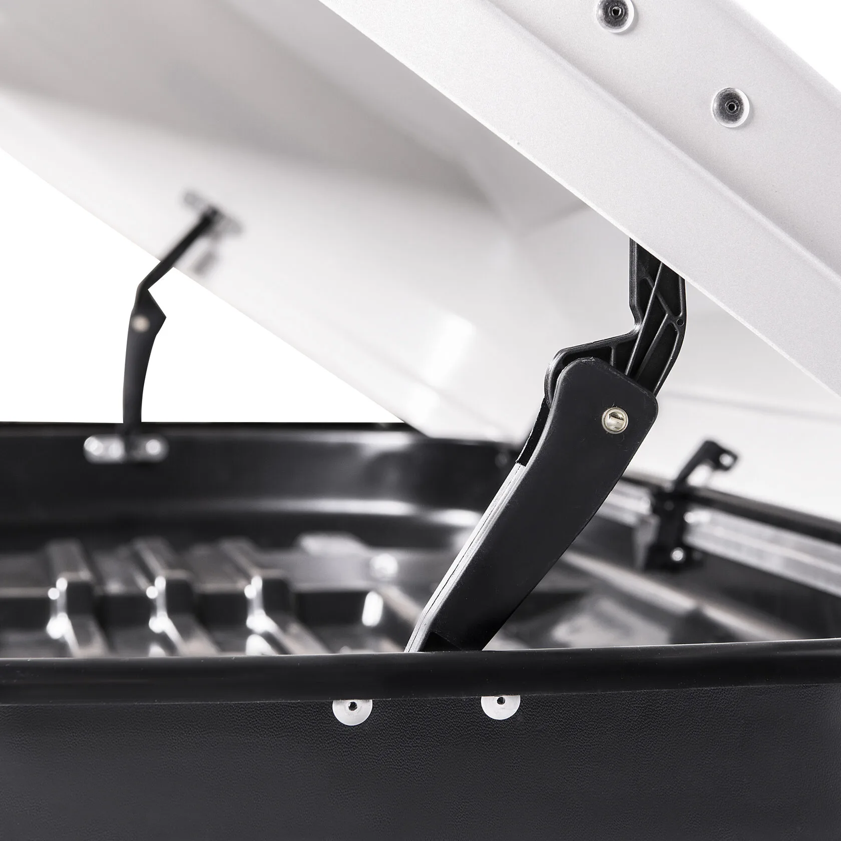 Автомобильный бокс MaxBox PRO 460 белый глянцевый 175x84x42 — изображение 4