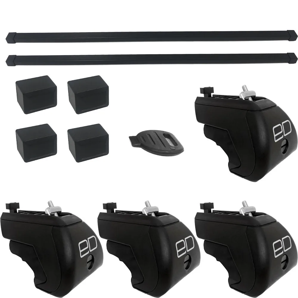 Универсальный Багажник Евродеталь на рейлинги Стальной 1,2 метра