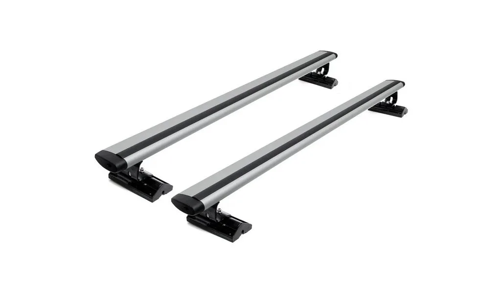 Универсальный Багажник в штатные отверстия крыловидные дуги Евродеталь модель E