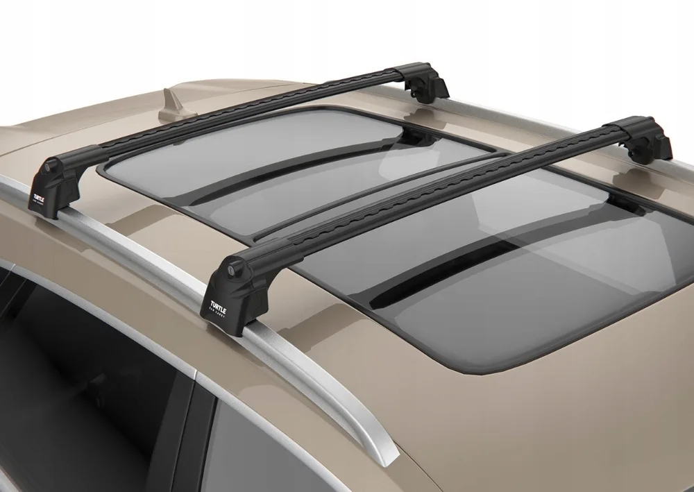 Багажник на интегрированные рейлинги Turtle Air 2 черные