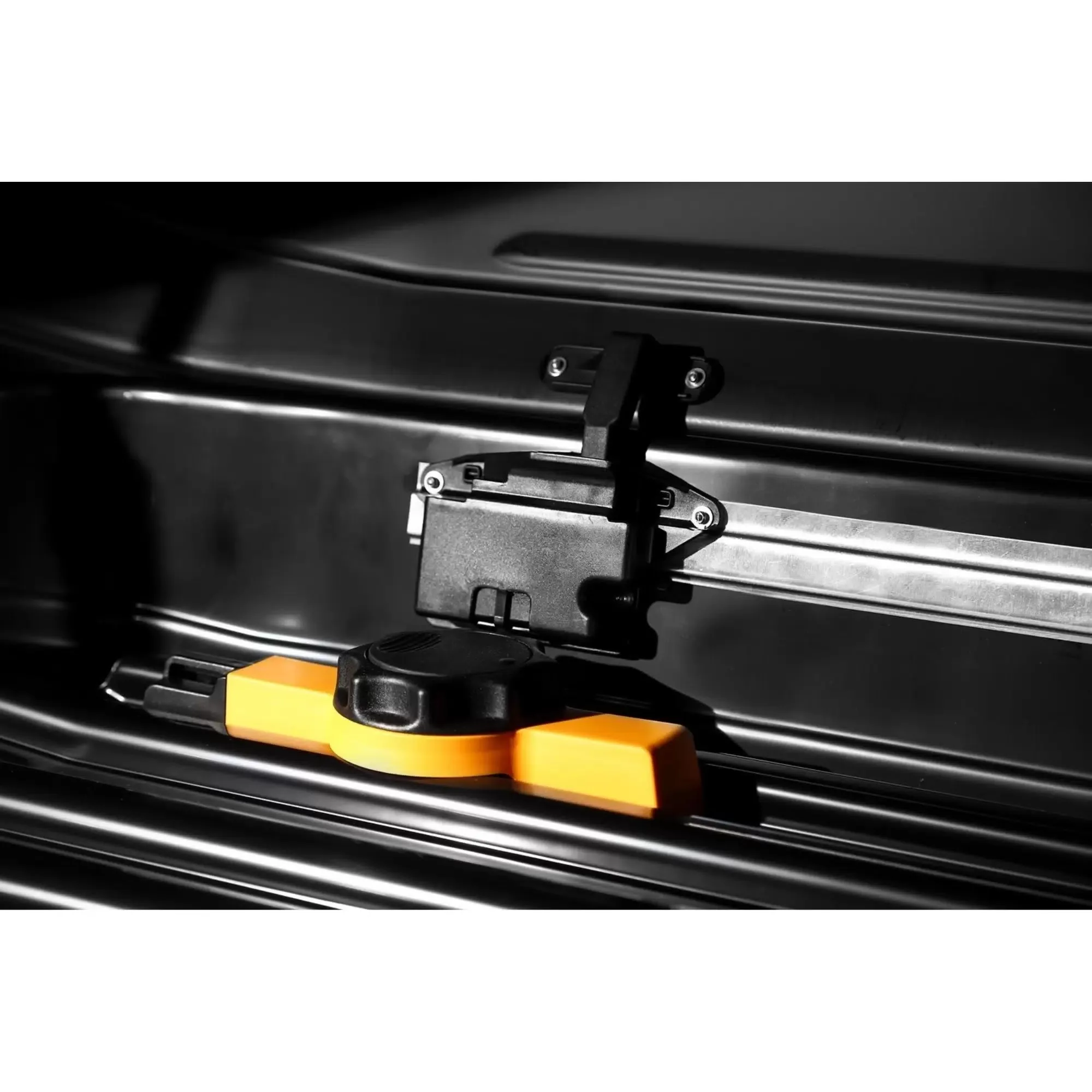 Автомобильный бокс Евродеталь Магнум 350 Серый карбон 140 х 90 х 42 — изображение 5