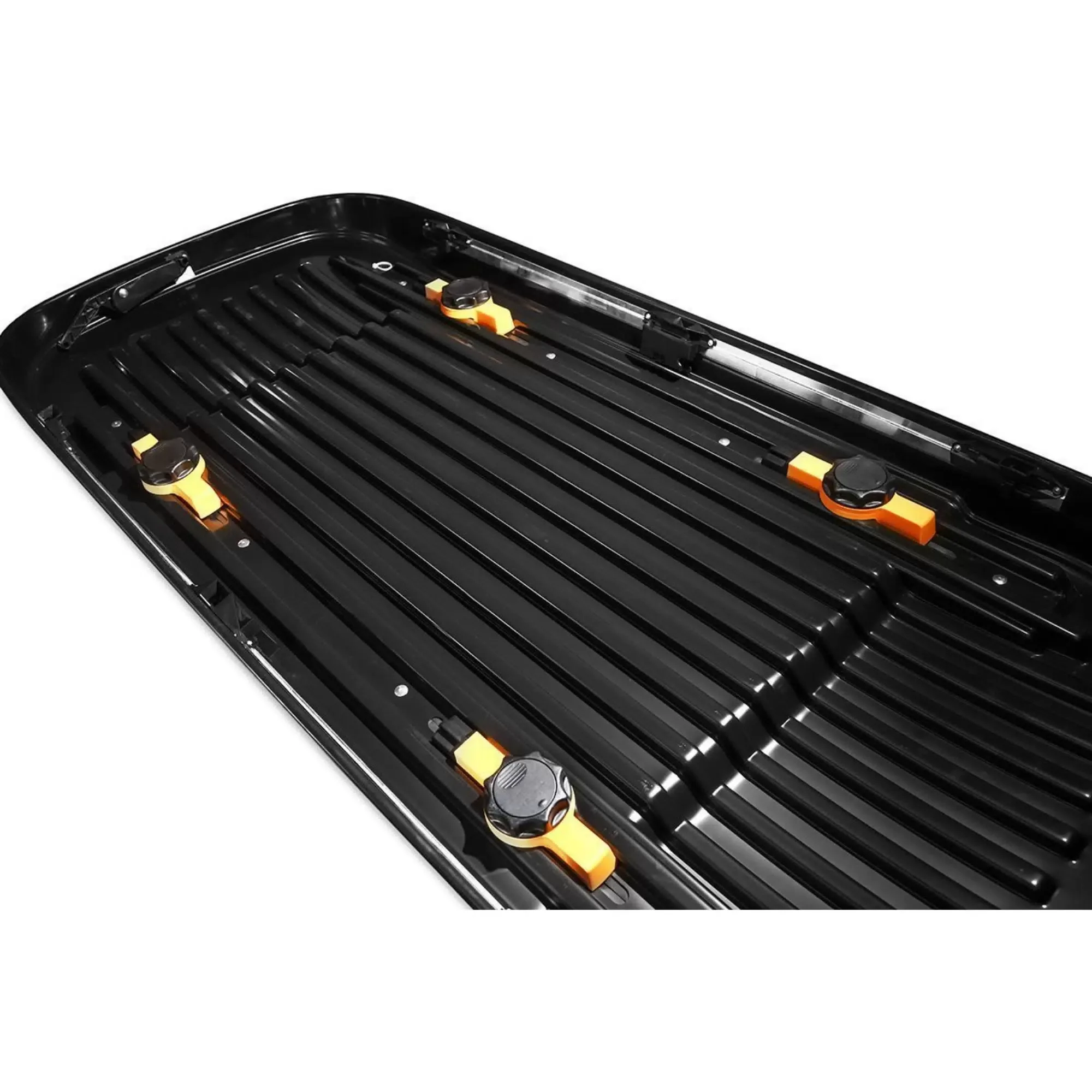 Автомобильный бокс Евродеталь Магнум 350 Серый карбон 140 х 90 х 42 — изображение 3