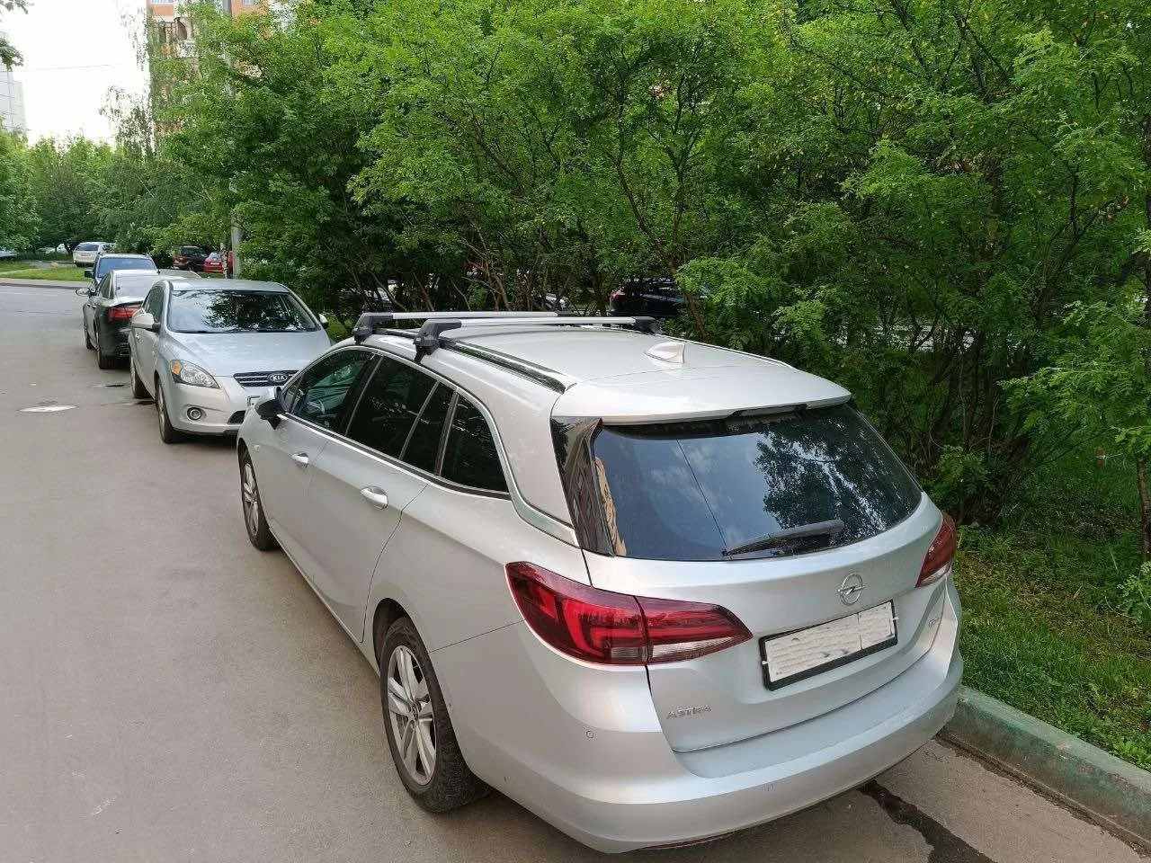 Багажная система БК5 LUX CITY с дугами аэро-трэвэл 1,3 м. (82мм) Black — изображение 6