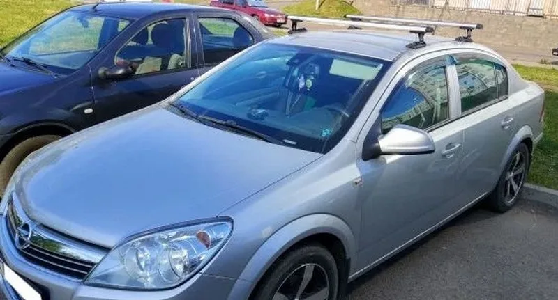 Багажник в штатные отверстия на крышу авто Amos Dromader C-15 1,4 аэродинамические — изображение 3