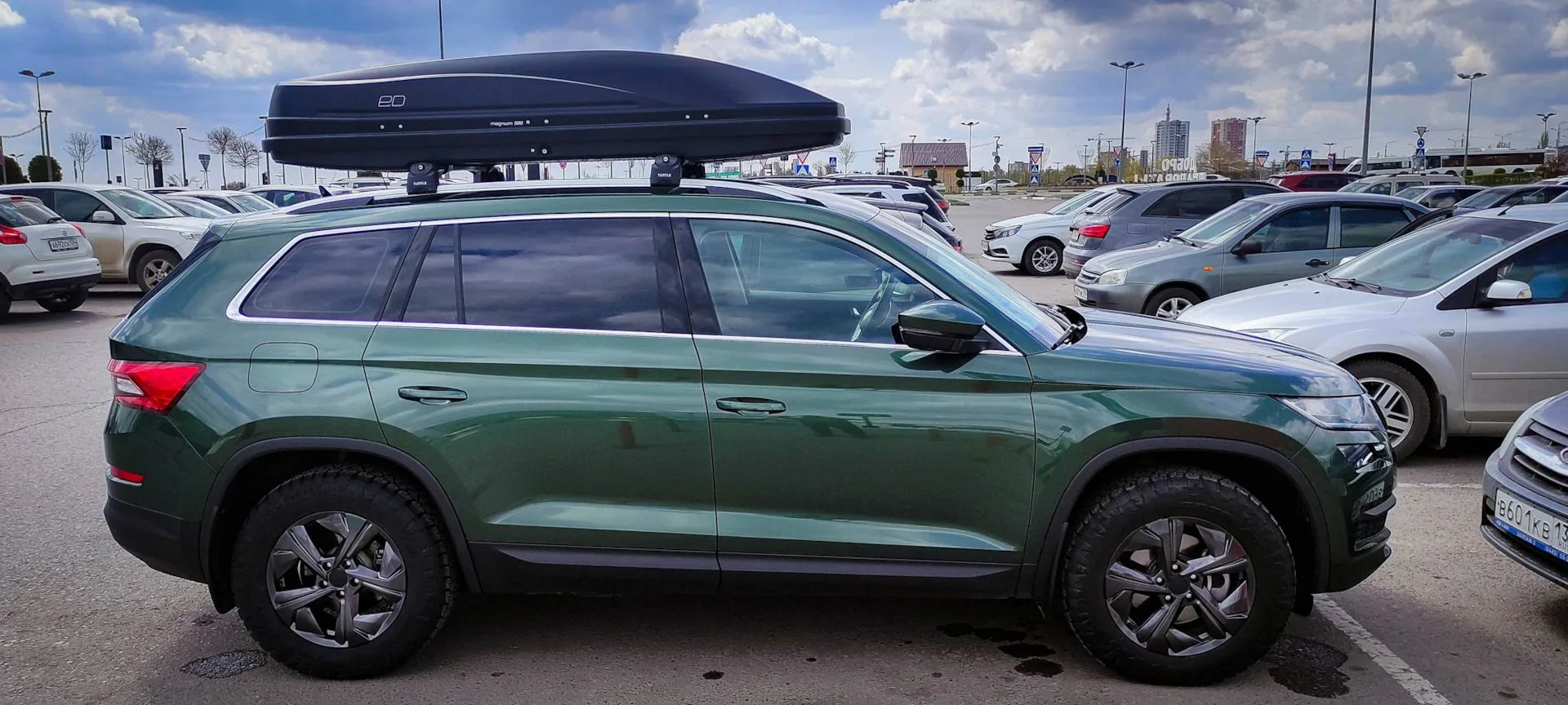 Бокс автомобильный Евродеталь Магнум 580 черный матовый 2200x840x420 — изображение 6