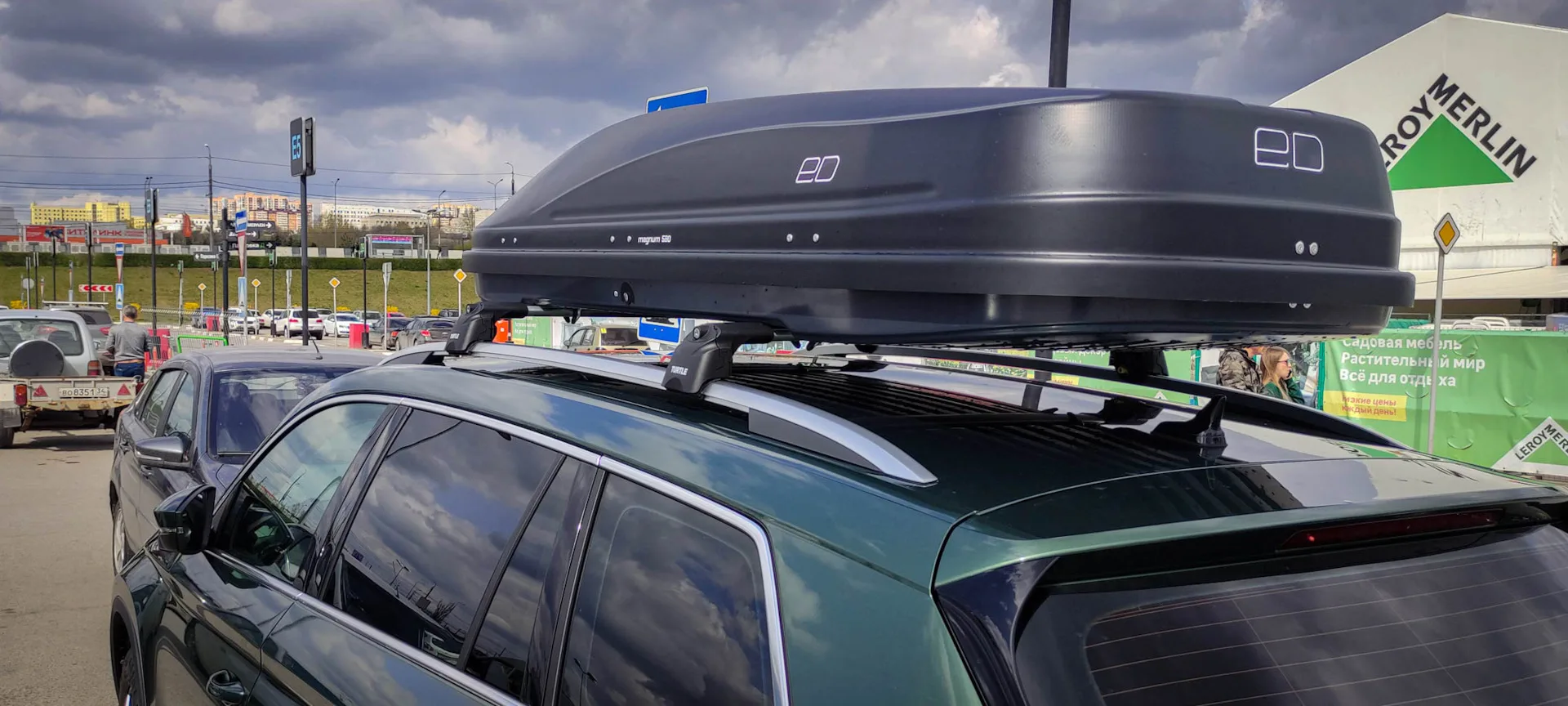 Бокс автомобильный Евродеталь Магнум 580 черный матовый 2200x840x420 — изображение 8