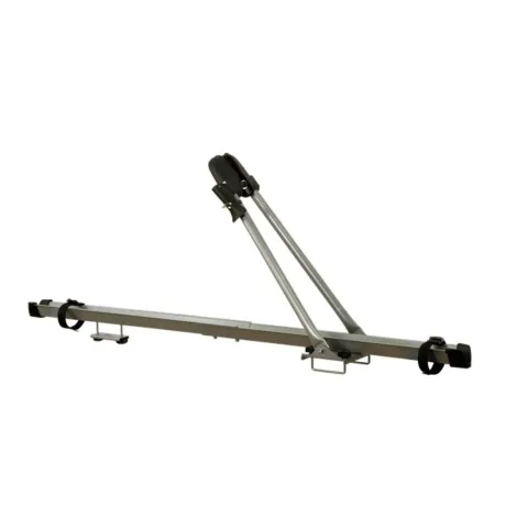 Багажник для перевозки велосипеда на крыше Lux Bike серый