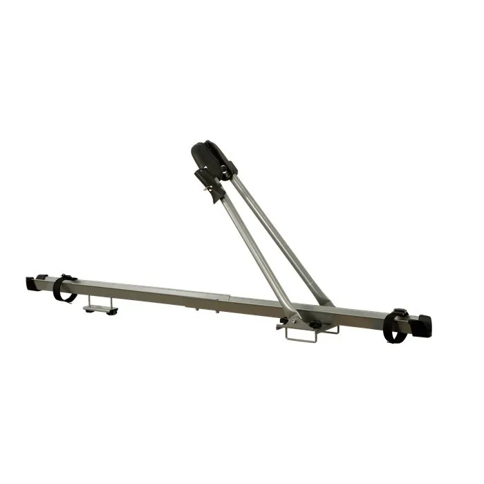 Багажник для перевозки велосипеда на крыше Lux Bike серый