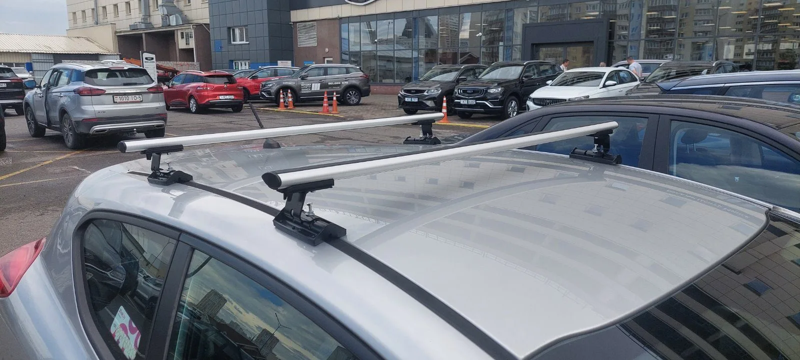 Багажник на крышу Муравей C-15 + 1,4 аэродинамические Delta compact