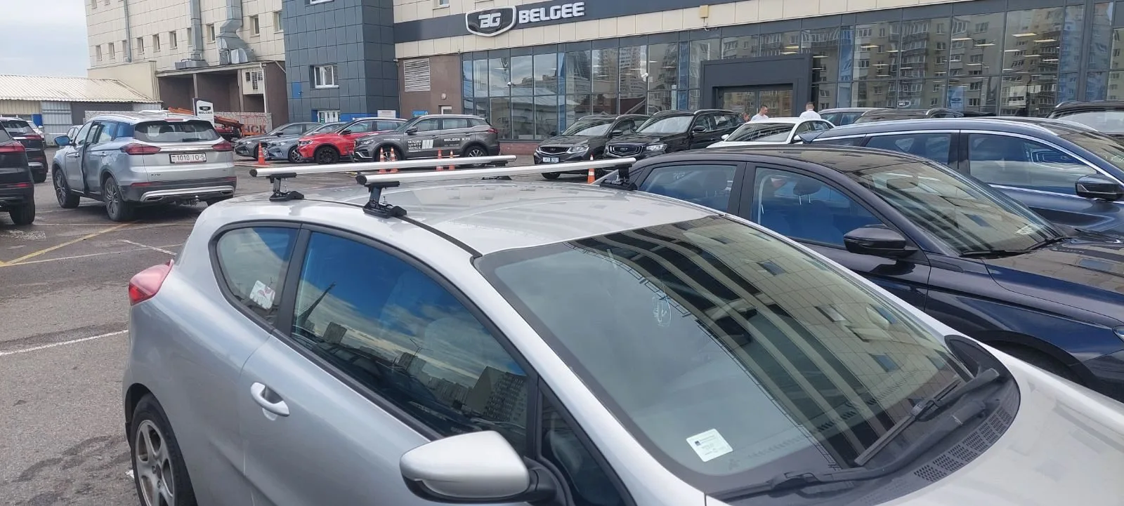 Багажник на крышу Муравей C-15 + 1,4 аэродинамические Delta compact