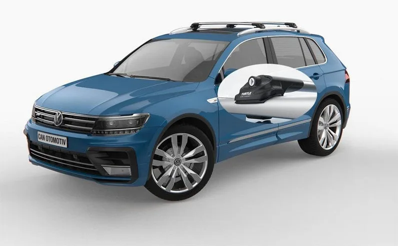 Автобагажник с замком Turtle AIR 1 Silver аэро 1.35