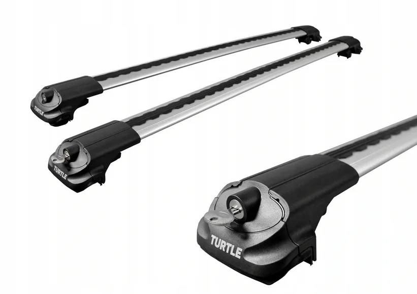 Автобагажник с замком Turtle AIR 1 Silver аэро 1.35 — изображение 2