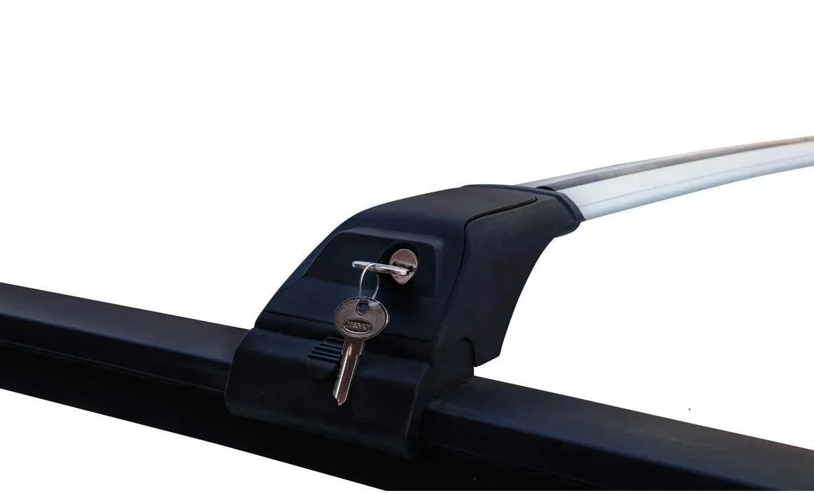 Багажник на интегрированные рейлинги TOURMALINE V2 серебро