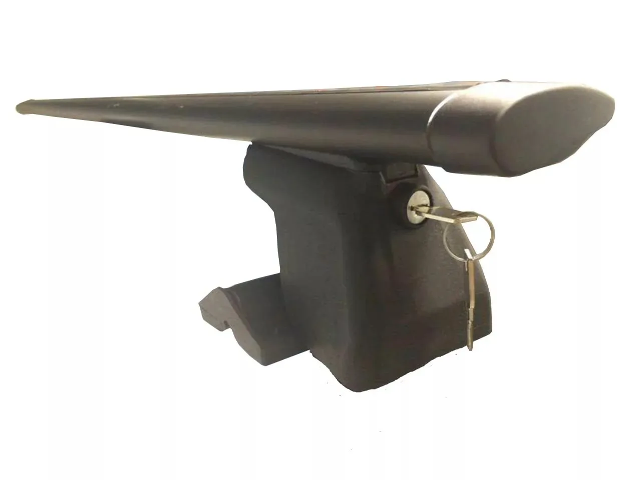 Багажная система для гладкой крыши Amos Dromader D-1 aero Black 1.3 + замок PLUS