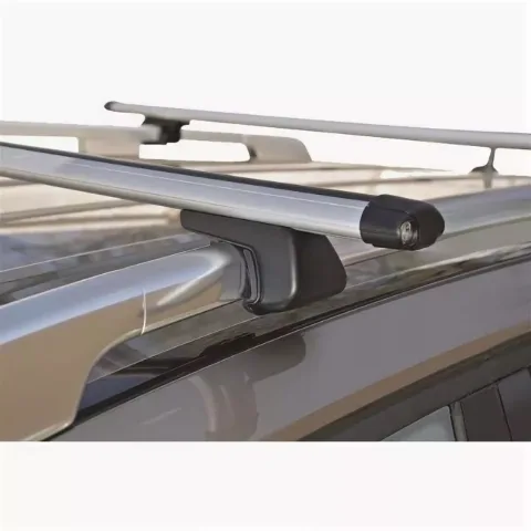 Багажник аэродинамический L14 1,3 м. с алюмиевыми поперечинами с ключом