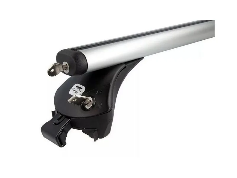 Багажник на интегрированные рейлинги Amos Alfa boss аэродинамические с ключом