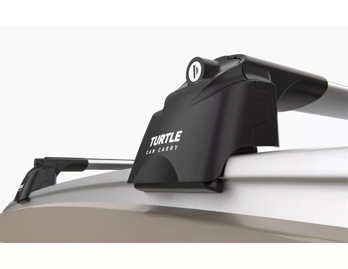 Багажник на интегрированные рейлинги Turtle Air 2 серебро — изображение 2