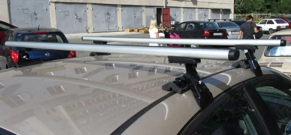 Крепление багажника на крышу Amos DROMADER D-4 1,2 аэродинамические без замка — изображение 2