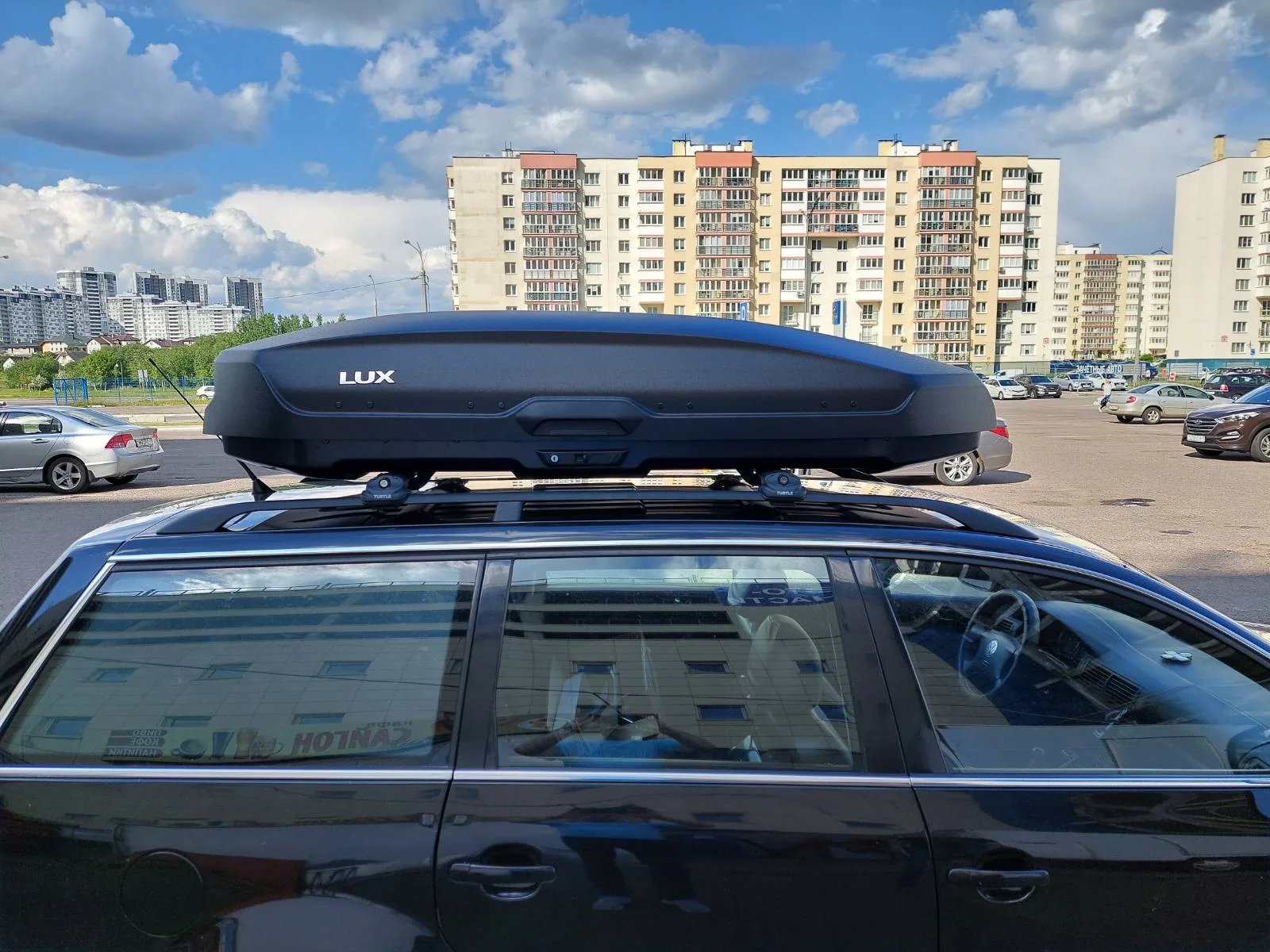 Бокс на крышу LUX TAVR 197 черный матовый 520 — изображение 5