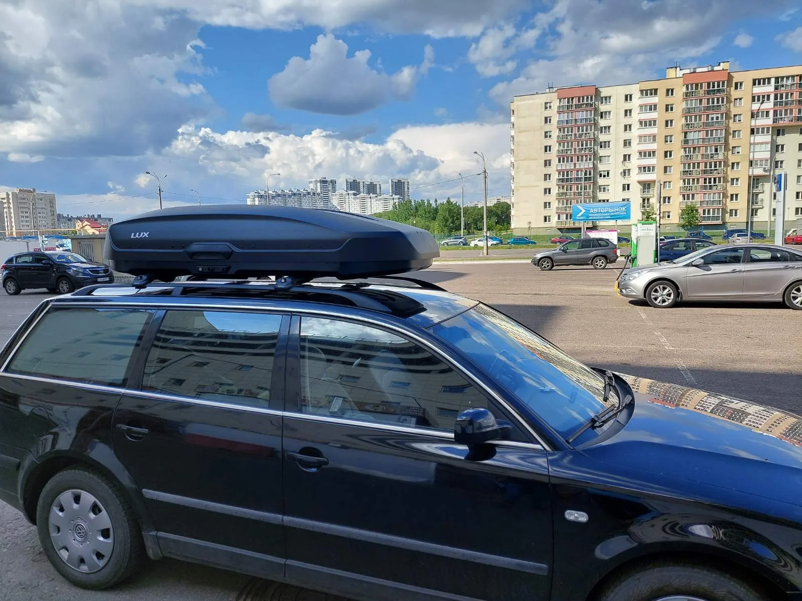 Бокс на крышу LUX TAVR 197 черный матовый 520 — изображение 6