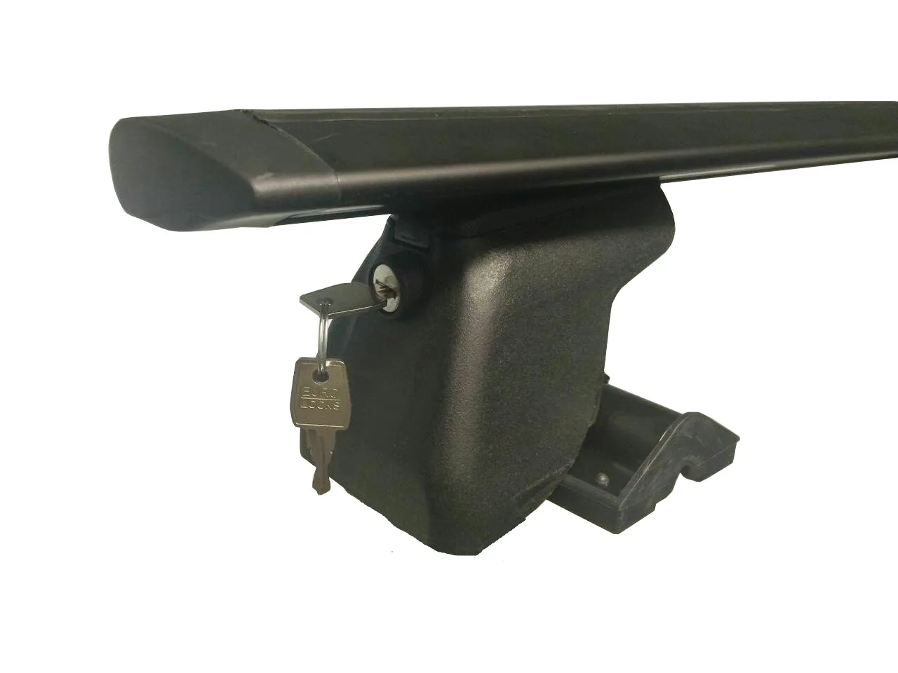 Крепление багажника на крышу Amos D-T 1,4 aero (крыло) Black c закрытием замком Plus