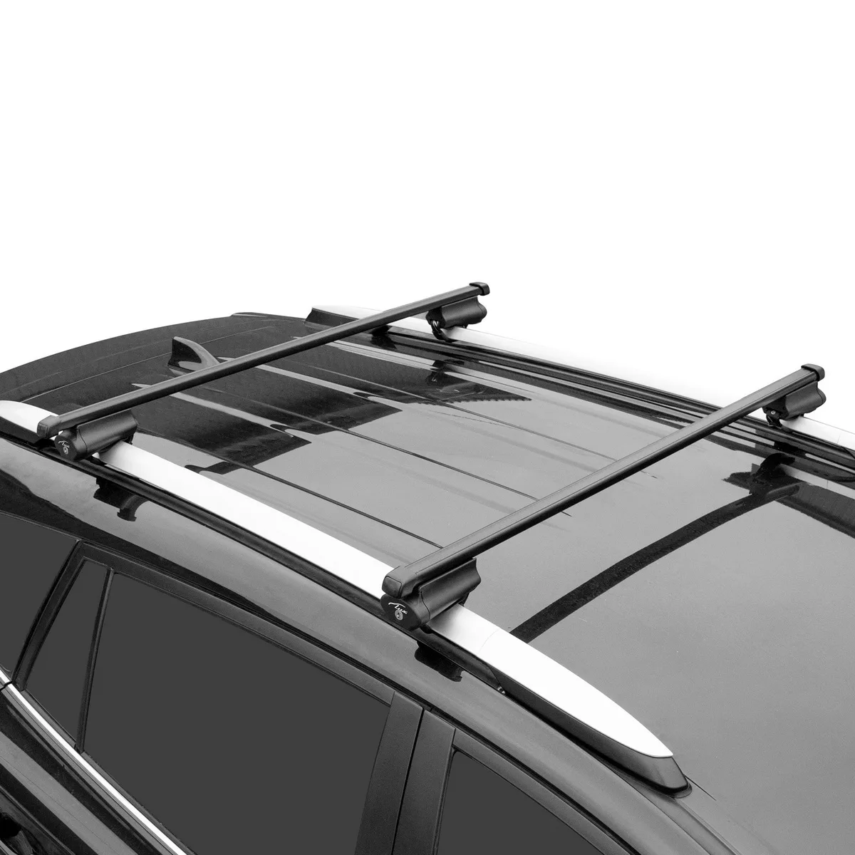 Багажная система LUX Бэлт с дугами 1,2 м прямоугольными в пластике для а/м с рейлингами — изображение 4