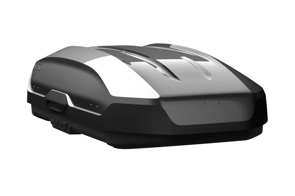 Бокс на крышу LUX TAVR 140 черный глянец 440л